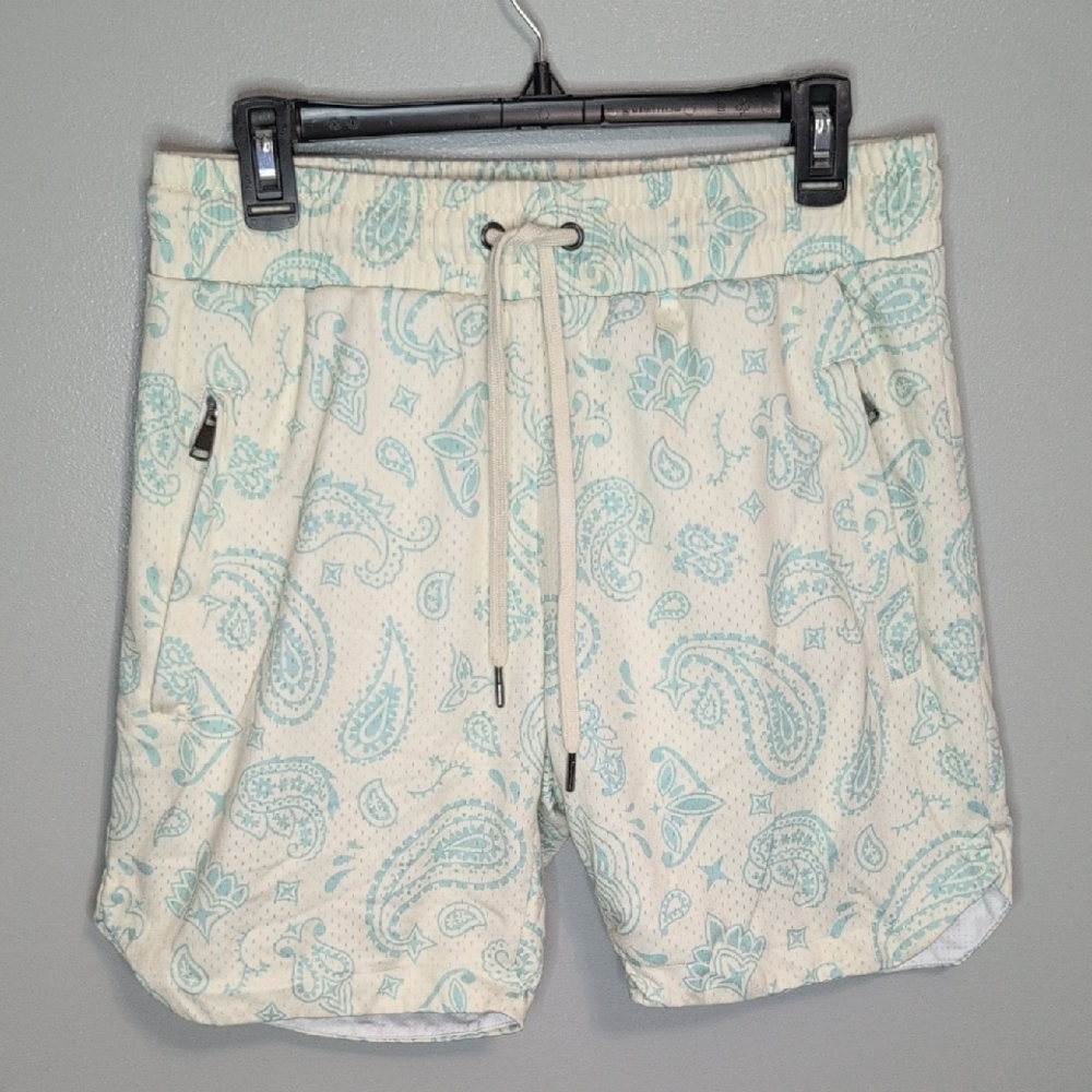 SPRING LIKE NEW MAISON ARTICLE Athletic Shorts Paisley Pattern MEDIUM